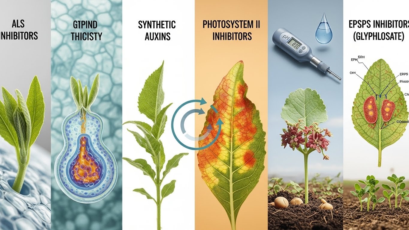 Mecanismos de Ação de Herbicidas: A Ciência por Trás do Controle Eficaz