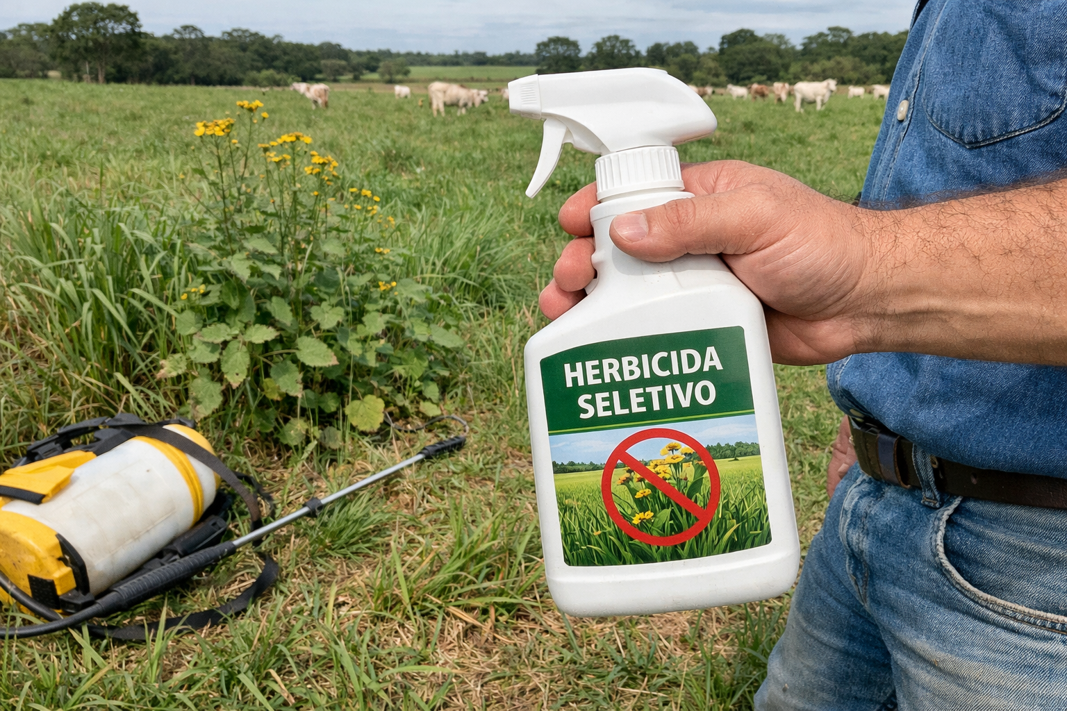 Herbicidas Seletivos para Pastagens: A Escolha Certa para Proteger Seu Capim e Eliminar as Daninhas